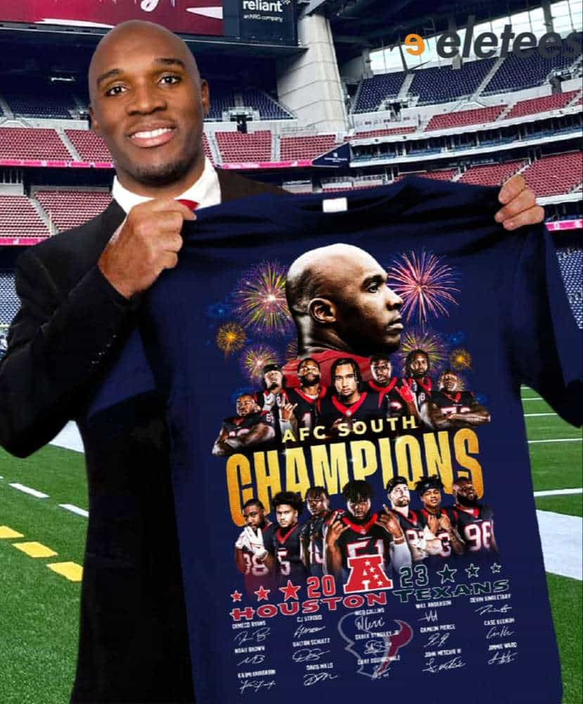 Texans afc south clearance championship shirts