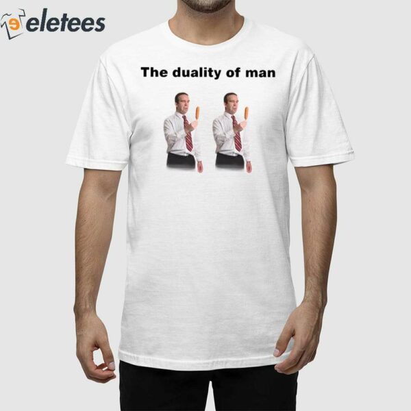 The Duality Of Man 2 Identical Stock Images Shirt