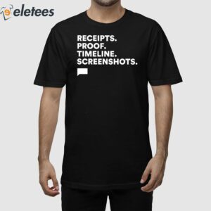 The Real Housewives Of Salt Lake City Receipts Proof Timeline Screenshots Shirt