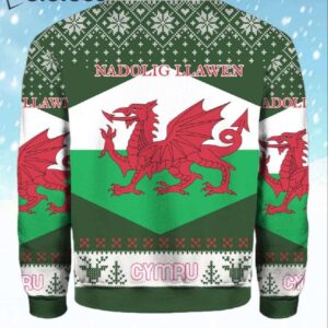 Wales Christmas Unisex 3D Sweatshirt 2
