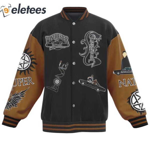Winchester Brothers Supernatural Join The Hunt Baseball Jacket