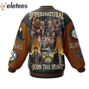 Winchester Brothers Supernatural Join The Hunt Baseball Jacket2
