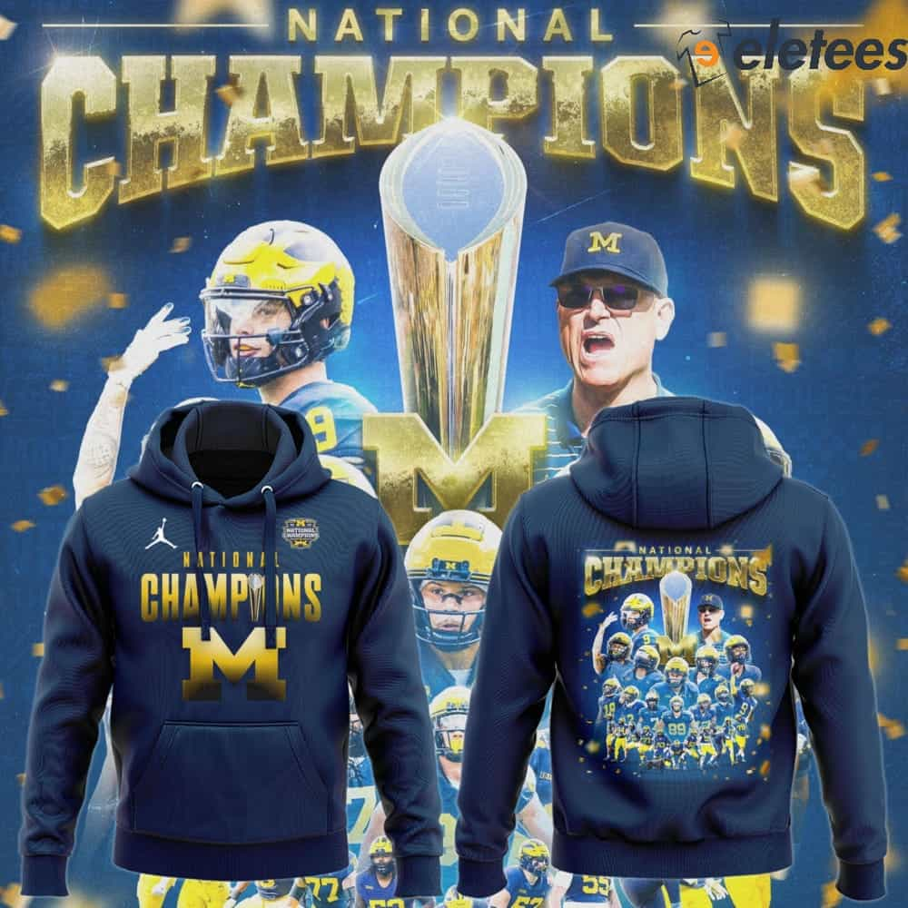 Wolverines 2024 NATIONAL CHAMPIONSHIP Hoodie Jogger Combo   Wolverines 2024 NATIONAL CHAMPIONSHIP Hoodie Jogger Combo 1 