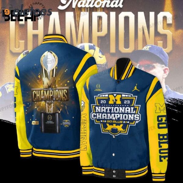 Wolverines 23-24 National Champions Baseball Jacket