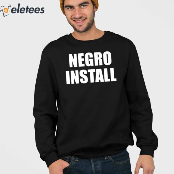 Woolie Versus Negro Install Shirt