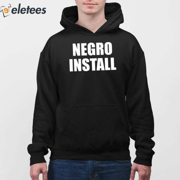 Woolie Versus Negro Install Shirt