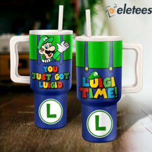 You Just Got Luigi’d Luigi Time 40oz Stanley Tumbler