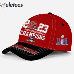 49ers National Football Conference Champs 2023 3D Cap1