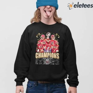 BACK TO BACK SUPER BOWL CHAMPIONS Chiefs Shirt 2024 5