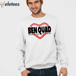 Ben Quad Dog Hearts Emo And Butt Rock Oklahoma 2018 Shirt 3