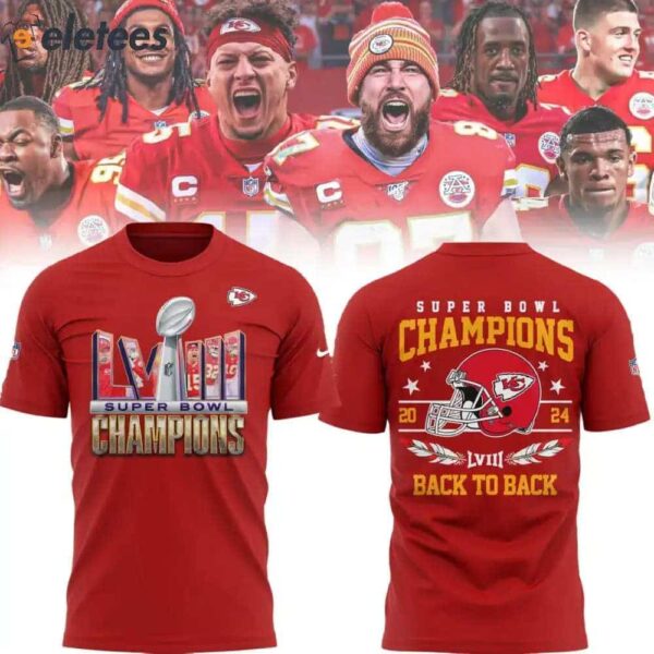 Chiefs Back To Back Super Bowl Champions 2024 Hoodie