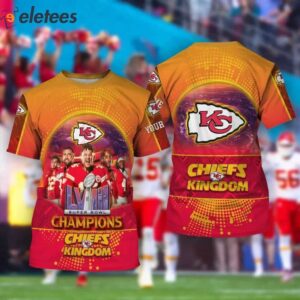 Chiefs Kingdom Super Bowl LVIII Champions Custom Name Sweatshirt1