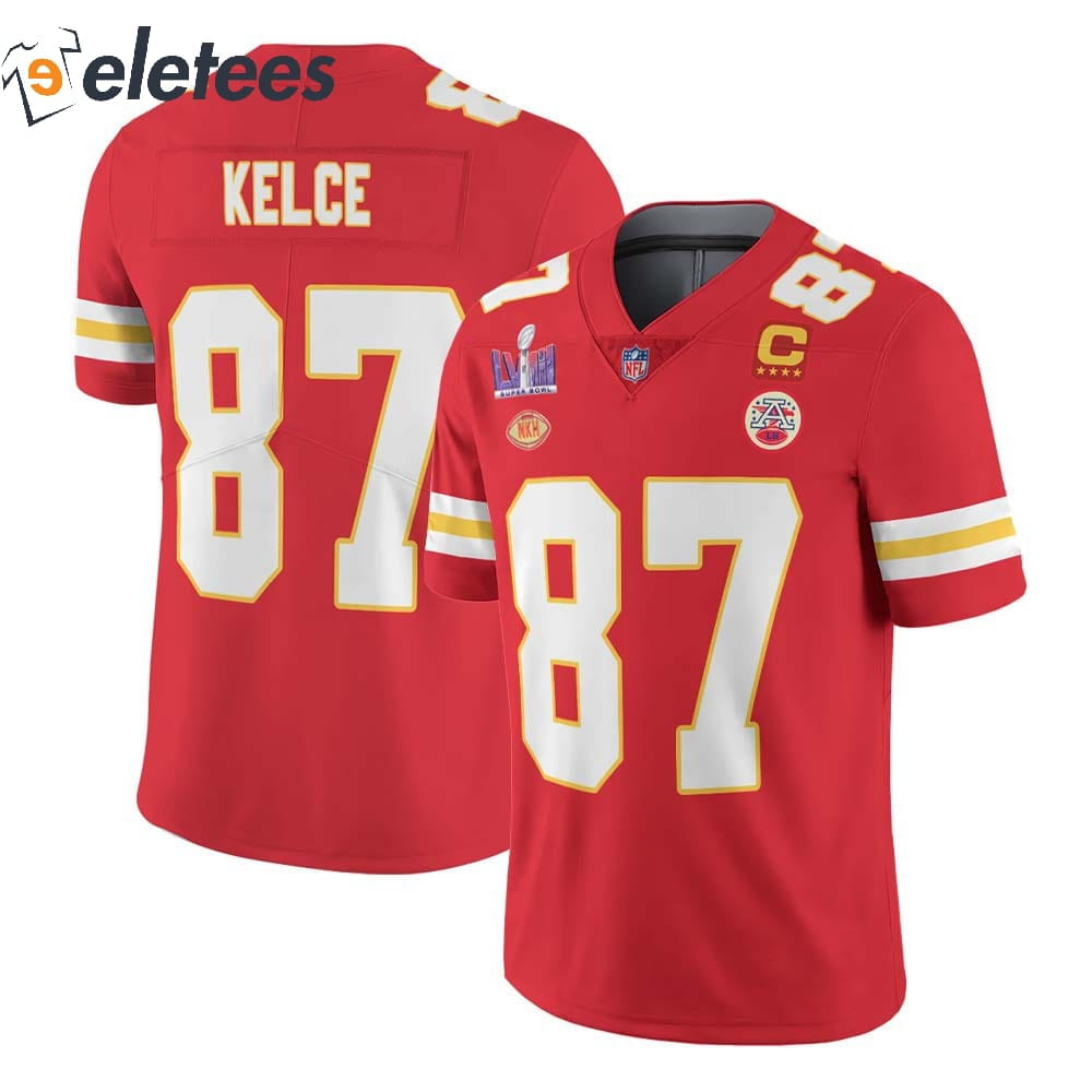 Custom chiefs super bowl clearance jersey