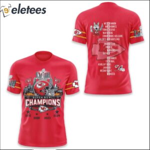 Chiefs Super Bowl LVIII 2024 4 Time Champions Shirt