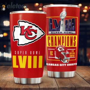 Chiefs Super Bowl LVIII Champions Tumbler