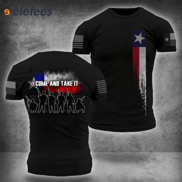 Come Take It Razor Wire Texas Shirt We Stand With Texas Strong Supporting Shirt