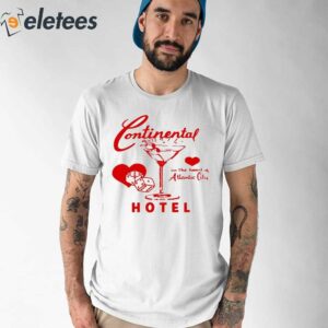 Continental In The Heart Of Atlantic City Hotel Shirt 1