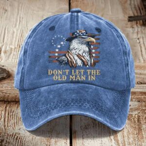 Dont Let The Old Man In Eagles American Flag Hat1