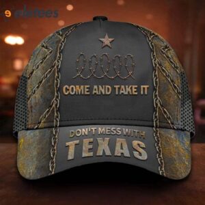 Dont Mess With Texas Come And Take It Razor Wire Border Hat1