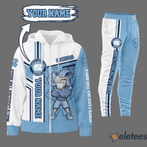 Go Heels Custom Name Hoodie Jogger Leggings 3