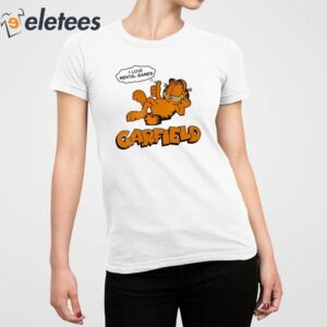 I Love Mental Games Garfield Shirt 5