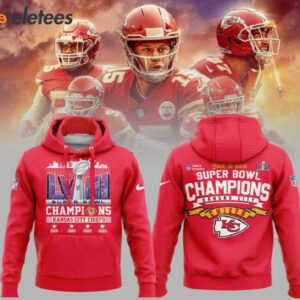 KC Chiefs Back To Back Super Bowl Champions 3D Hoodie 2024