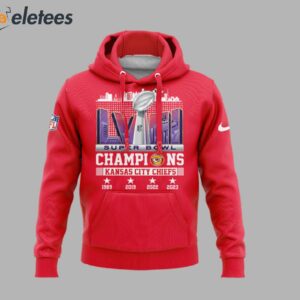 KC Chiefs Back To Back Super Bowl Champions 3D Hoodie 2024 2