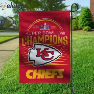 KC Chiefs Las Vegas Super Bowl LVIII Champions Flag1