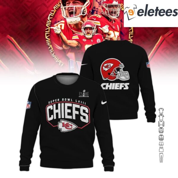 KC Chiefs Super Bowl LVIII Championship All Over Printed Sweatshirt