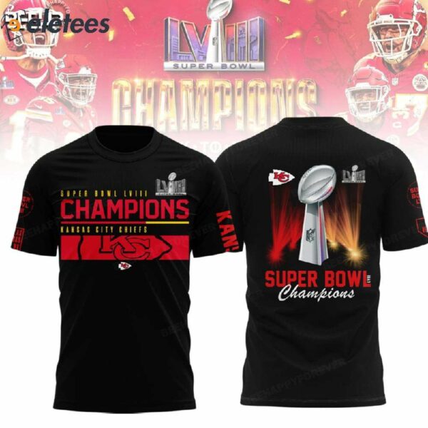 KC Chiefs Super Bowl LVIII Champs All Over Printed Shirt 2024