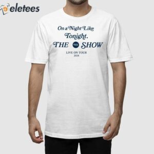 Niall Horan On A Night Like Tonight Cities Shirt 1