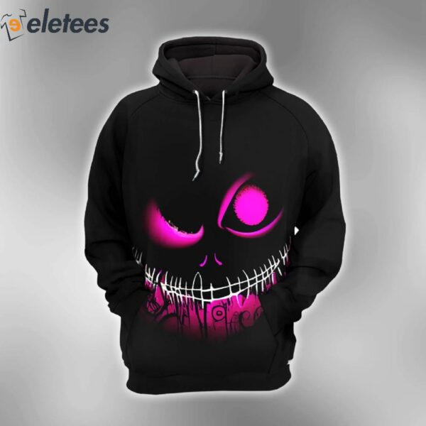 Purple Scary Face Nightmare Combo Hoodie and Leggings