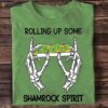 Rolling Up Some Shamrock Spirit St.Patrick’s Day Sweatshirt