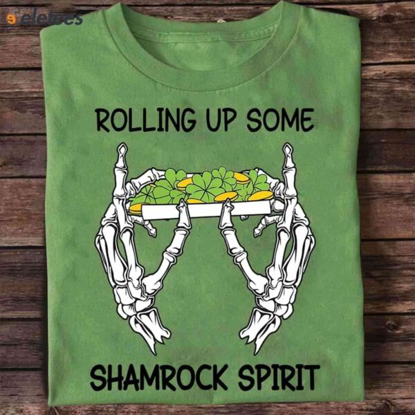 Rolling Up Some Shamrock Spirit St.Patrick’s Day Sweatshirt