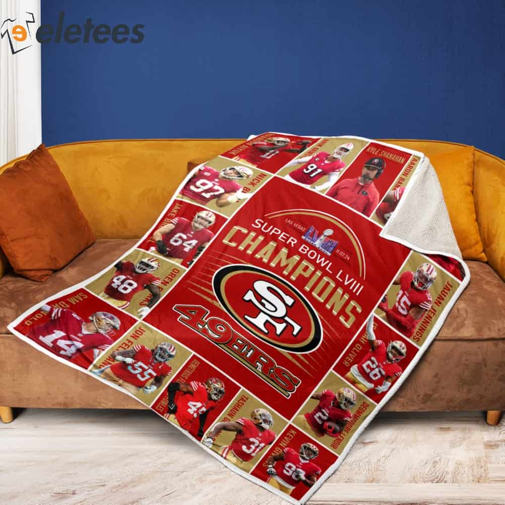 49ers cheap sherpa blanket