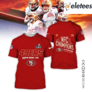 SF 49ers Super Bowl LVIII NFC Champions Hoodie1