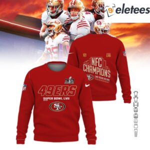 SF 49ers Super Bowl LVIII NFC Champions Hoodie2