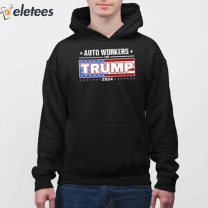 Simon Ateba Auto Workers For Trump 2024 Shirt 3