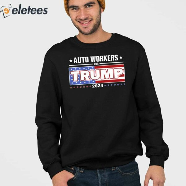 Simon Ateba Auto Workers For Trump 2024 Shirt