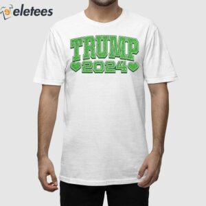St. Patricks Day Themed Trump 2024 Shirt