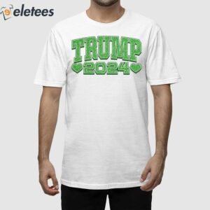 St Patricks Day Themed Trump 2024 Shirt 1