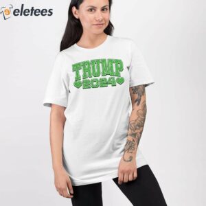 St Patricks Day Themed Trump 2024 Shirt 2