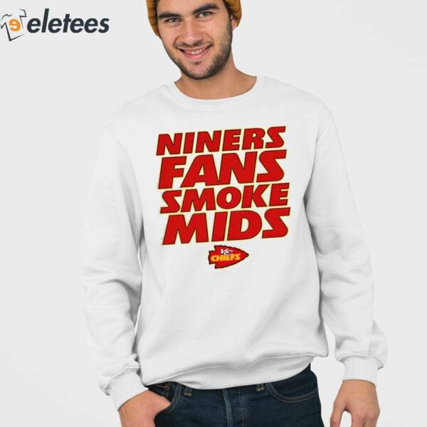 Taylor Chiefs Niners Fans Smoke Mids Sweatshirt