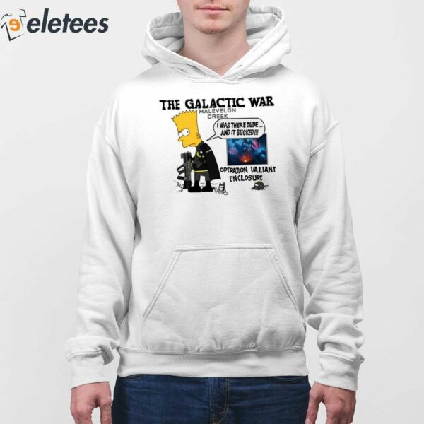 The Galactic War Malevelon Greek I Was There Dude And It Sucked Operation Valiant Enclosure Shirt