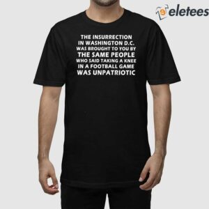 The Insurrection In Washington DC Was Brought To You By The Same People Shirt