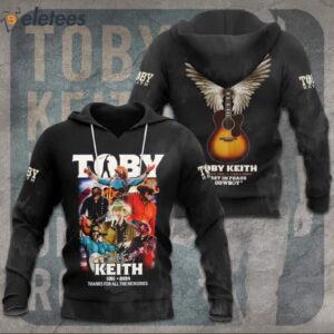 Toby Keith 1961 2024 RIP Cowboy Thank You For All The Memories 3D Shirt 2
