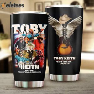 Toby Keith 1961 2024 RIP Cowboy Thank You For All The Memories Tumbler 1