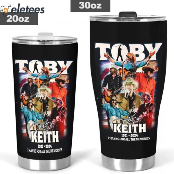 Toby Keith 1961-2024 RIP Cowboy Thank You For All The Memories Tumbler