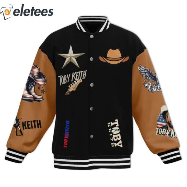 Toby Keith Don’t Let The Old Man In Baseball Jacket