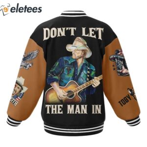 Toby Keith Dont Let The Old Man In Baseball Jacket 3